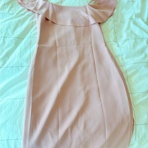 Theory Elegant Pink Ruffle Dress